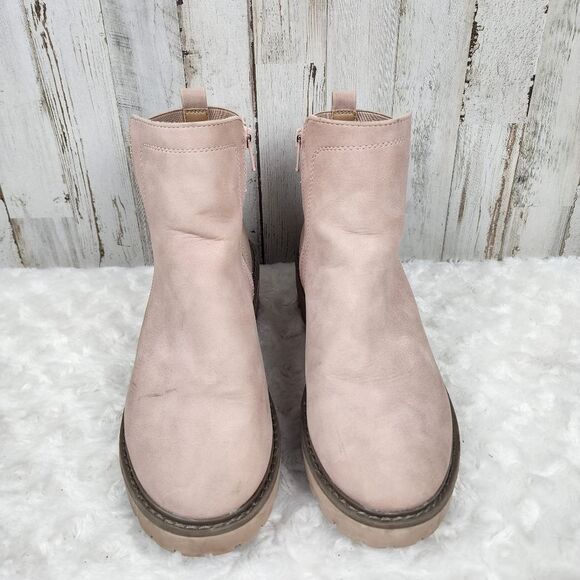 So Good for Life Inaya Wedge Boots Blush Pink Size 6 - Picture 9 of 10